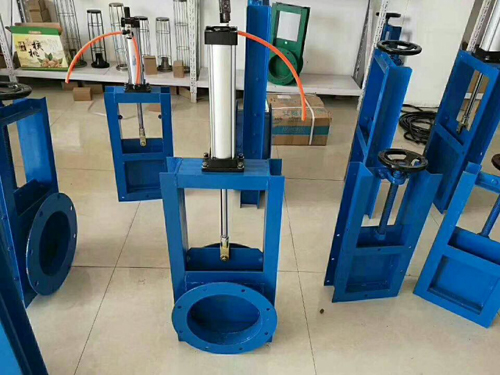 氣動耐磨通風插板閥